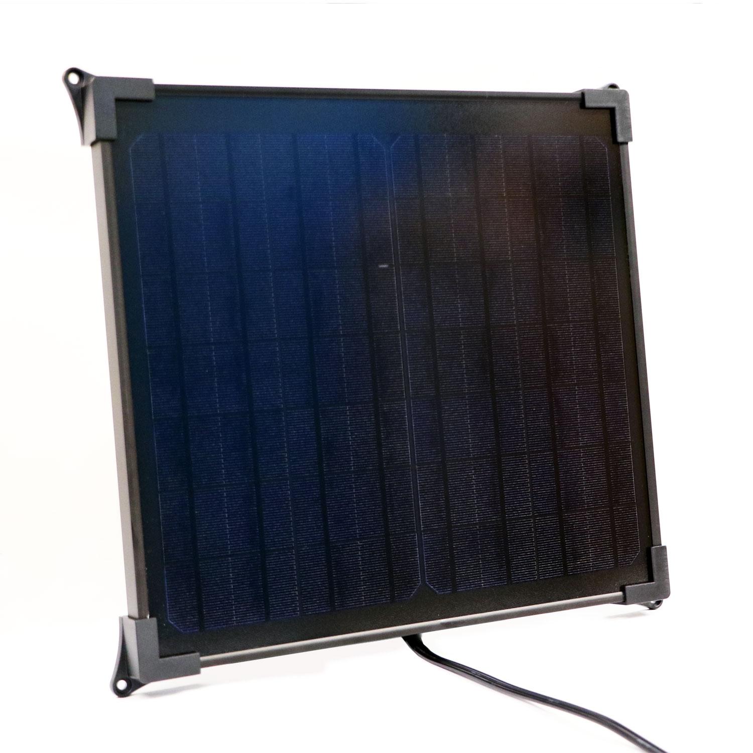 Cargador de batería solar montable de 12 V de 17 vatios con controlador solar