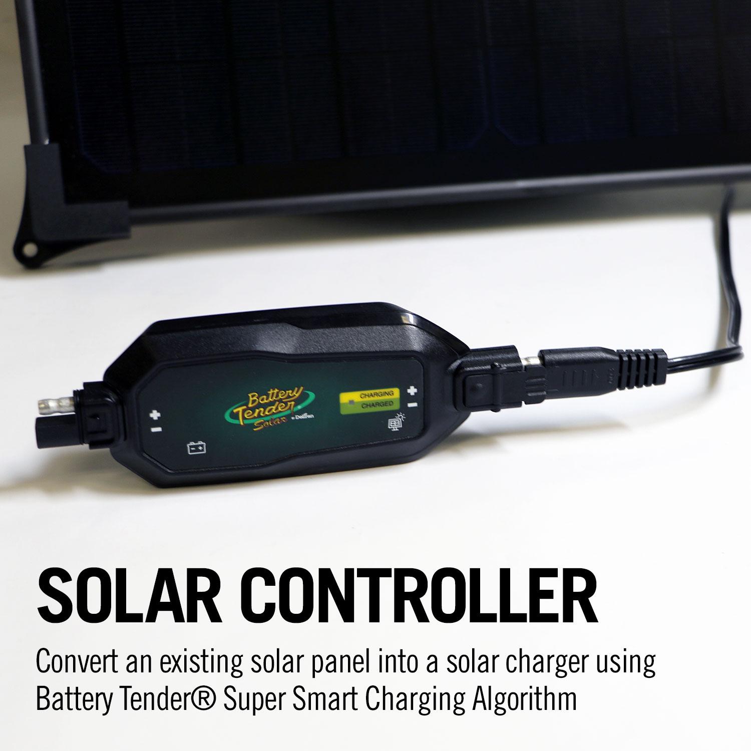 17 Watt Mountable Solar 12V Battery Charger with Solar Controller