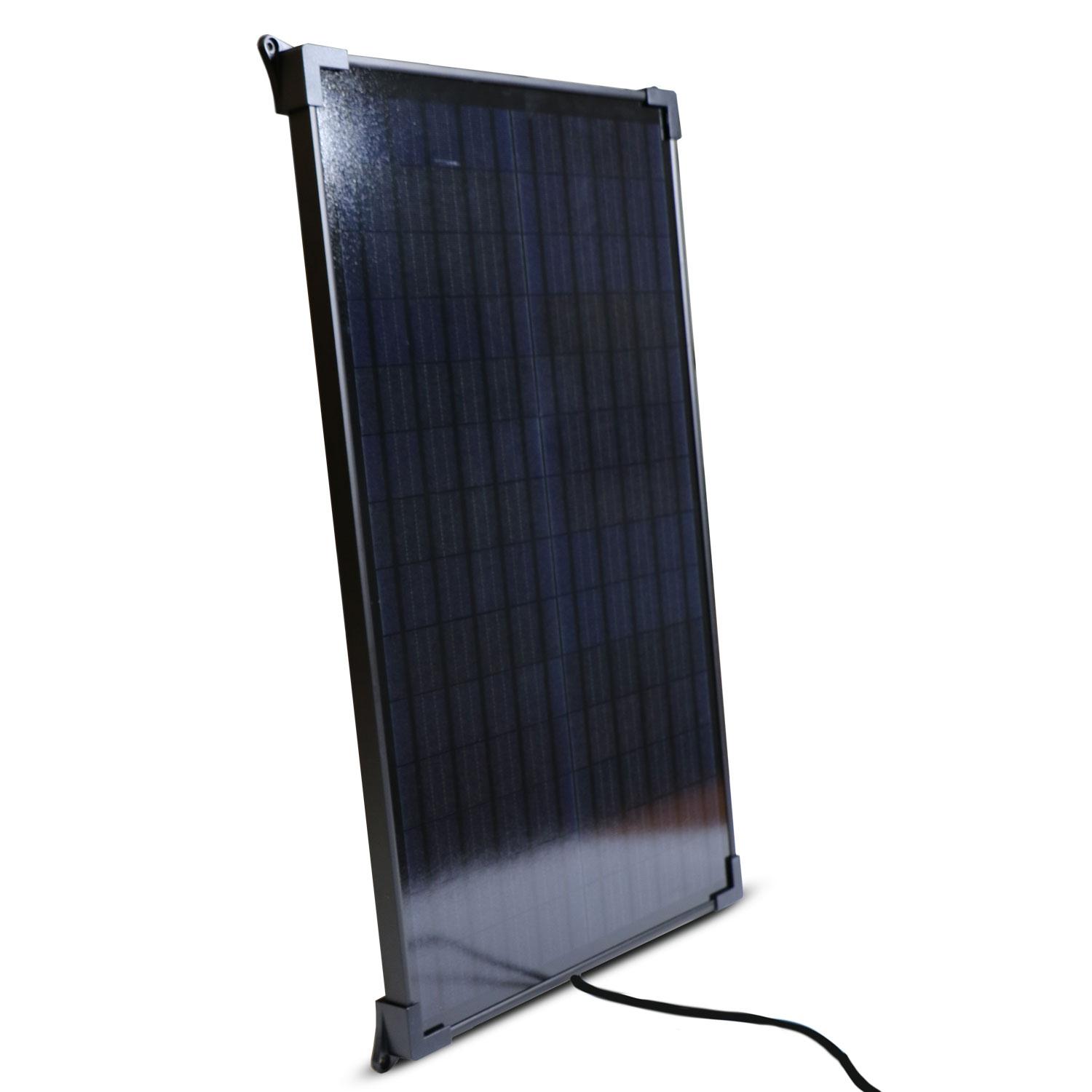 Cargador de batería solar montable de 35 vatios de 12 V con controlador solar