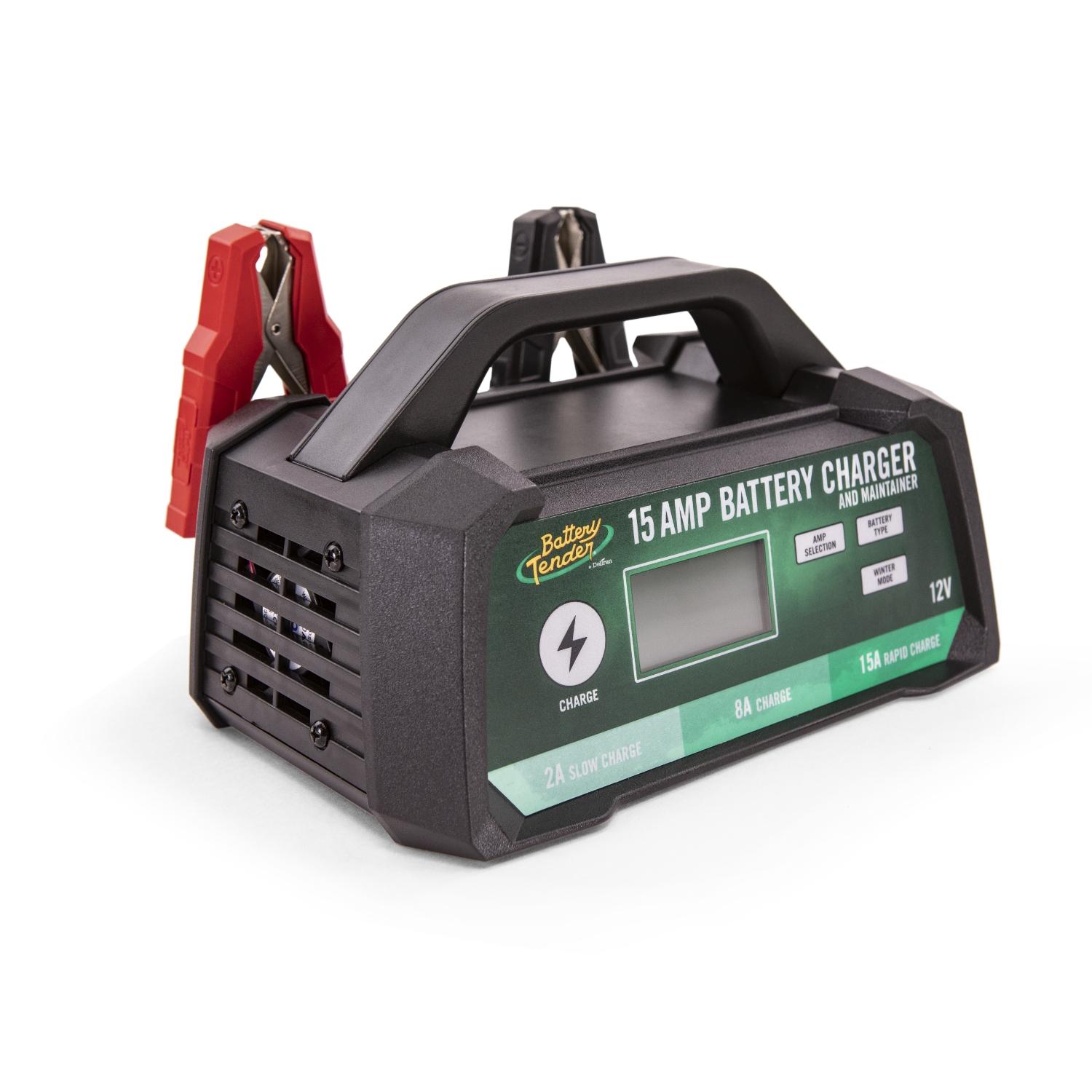 15 AMP / 8 AMP / 2 AMP Power Tender® Selectable Chemistry 12V Battery Charger