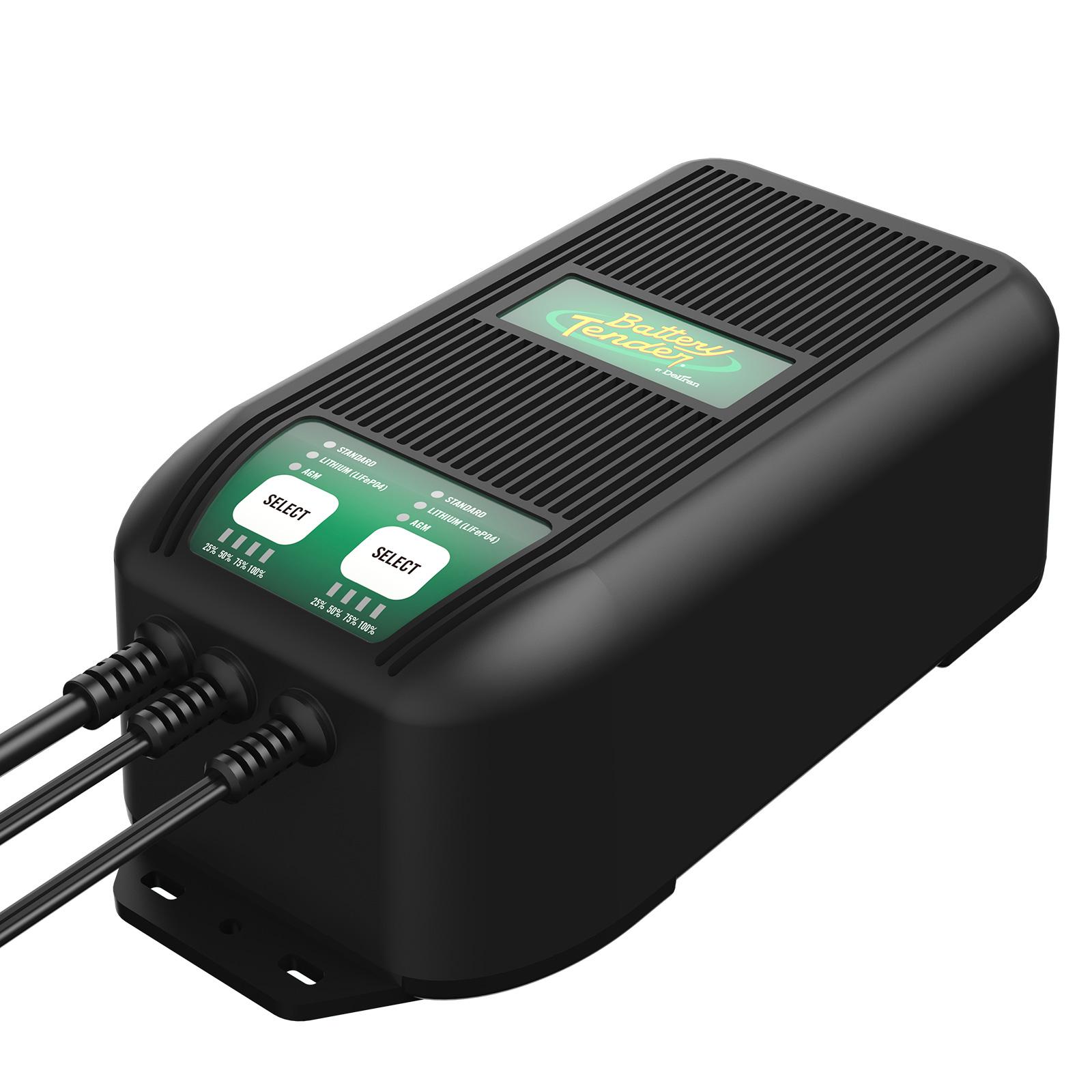 WaveCharge Pro 2-Bank 12V,  20 AMP Battery Charger