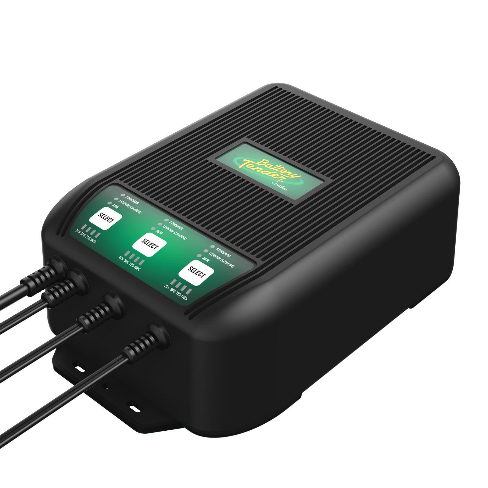 WaveCharge Pro 3-Bank 12V,  30 AMP Battery Charger