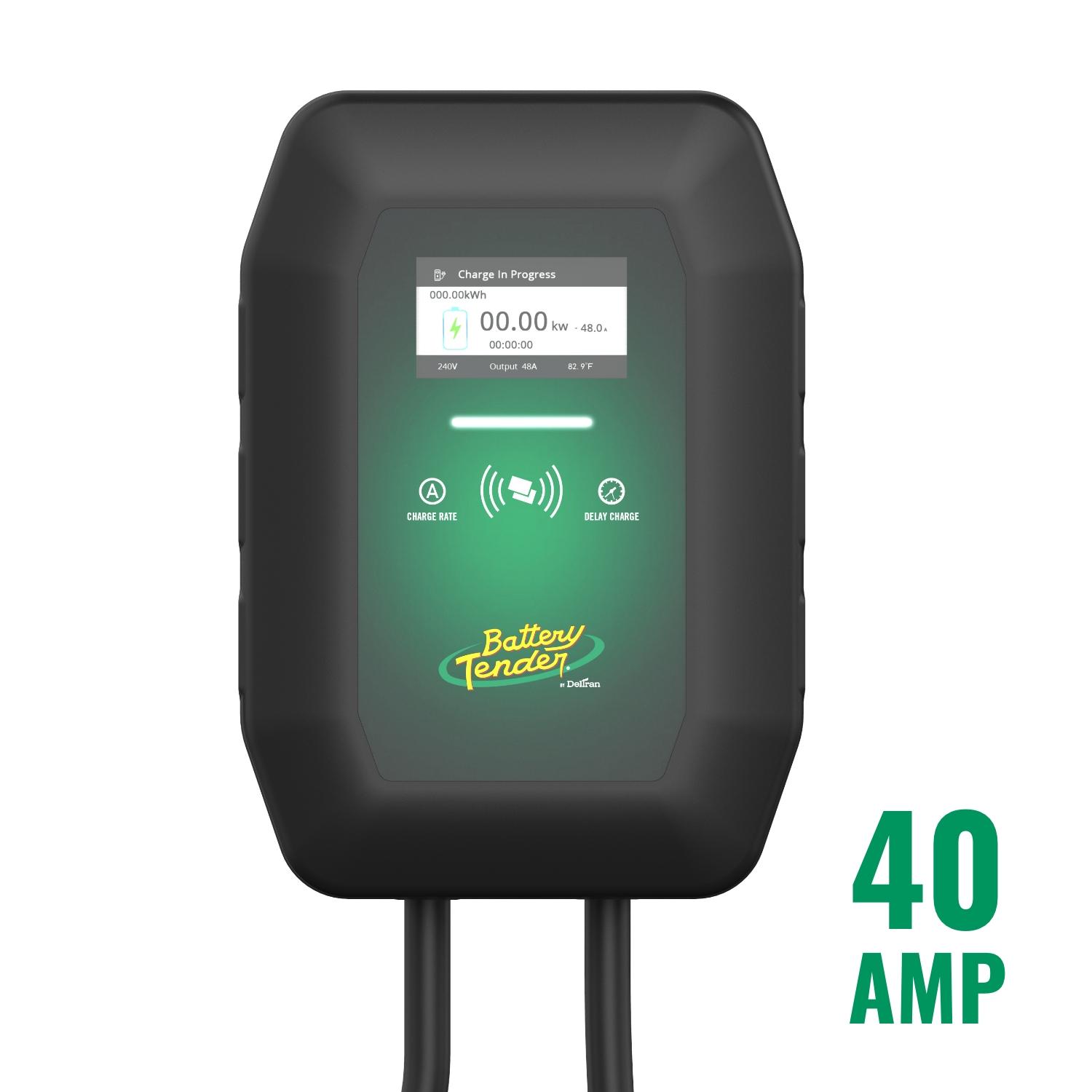 eCharge 40 AMP, cargador de vehículos eléctricos para interiores y exteriores, nivel 2, montable