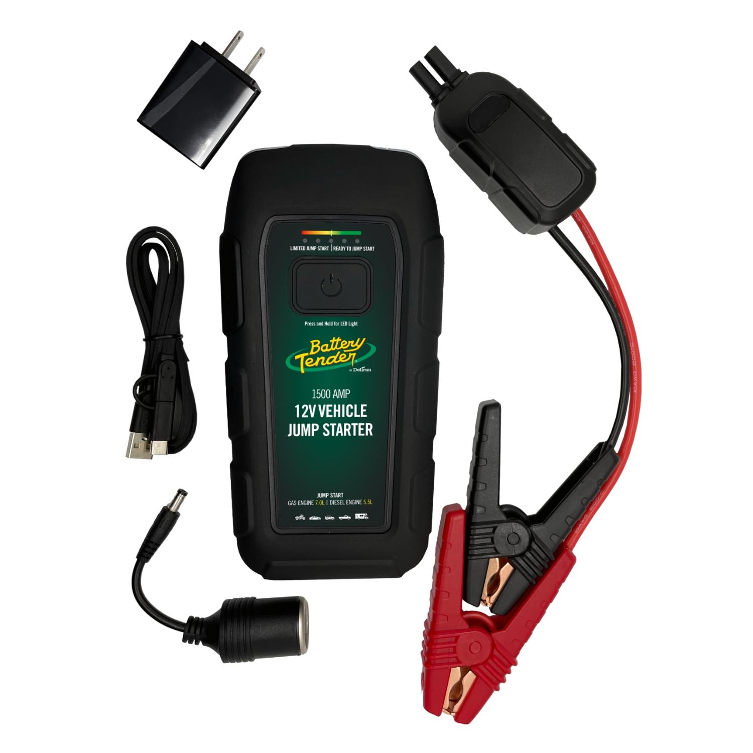 1500 AMP Jump Starter - 12000mAh Power Bank