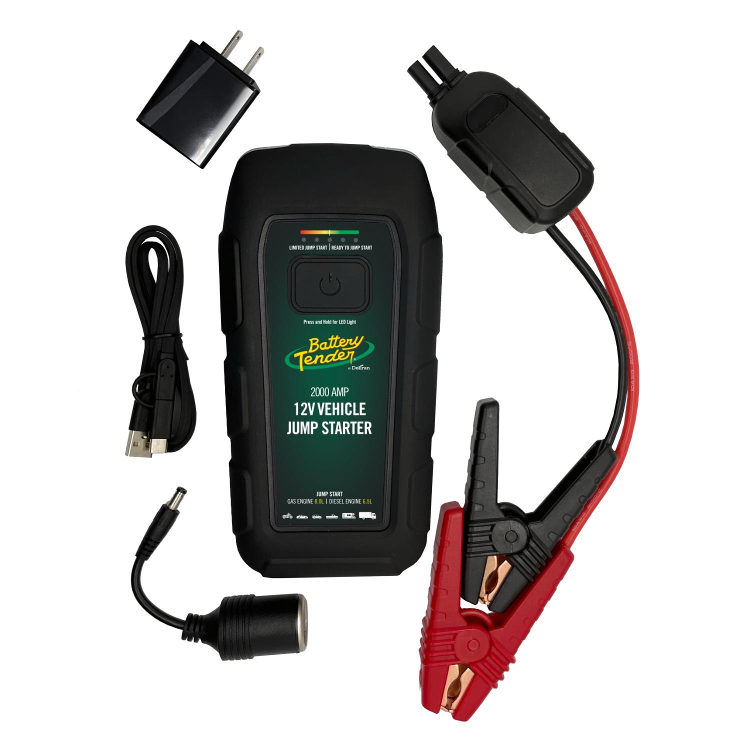 Démarreur de saut 2 000 AMP - Banque d'alimentation 16 000 mAh