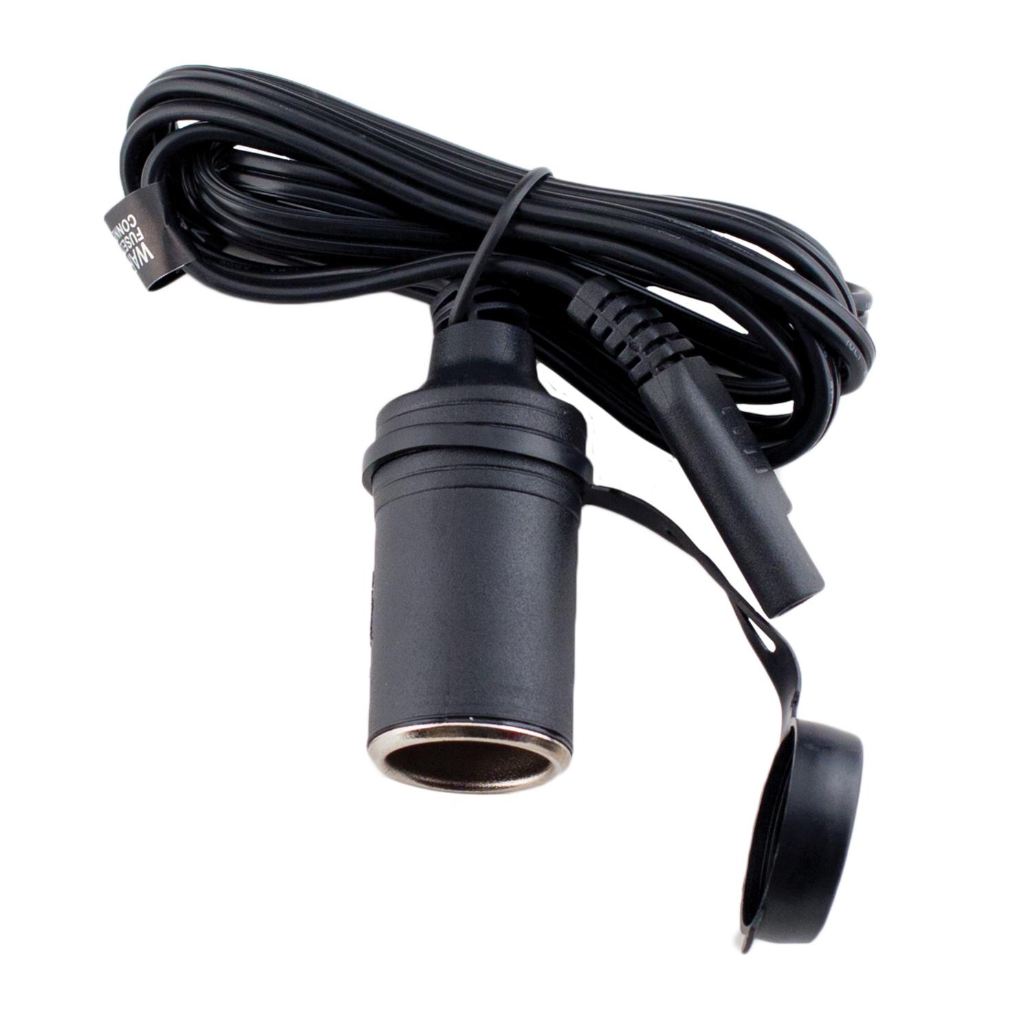 Adaptador de cigarrillo hembra Cable accesorio de 12 V de 5 pies