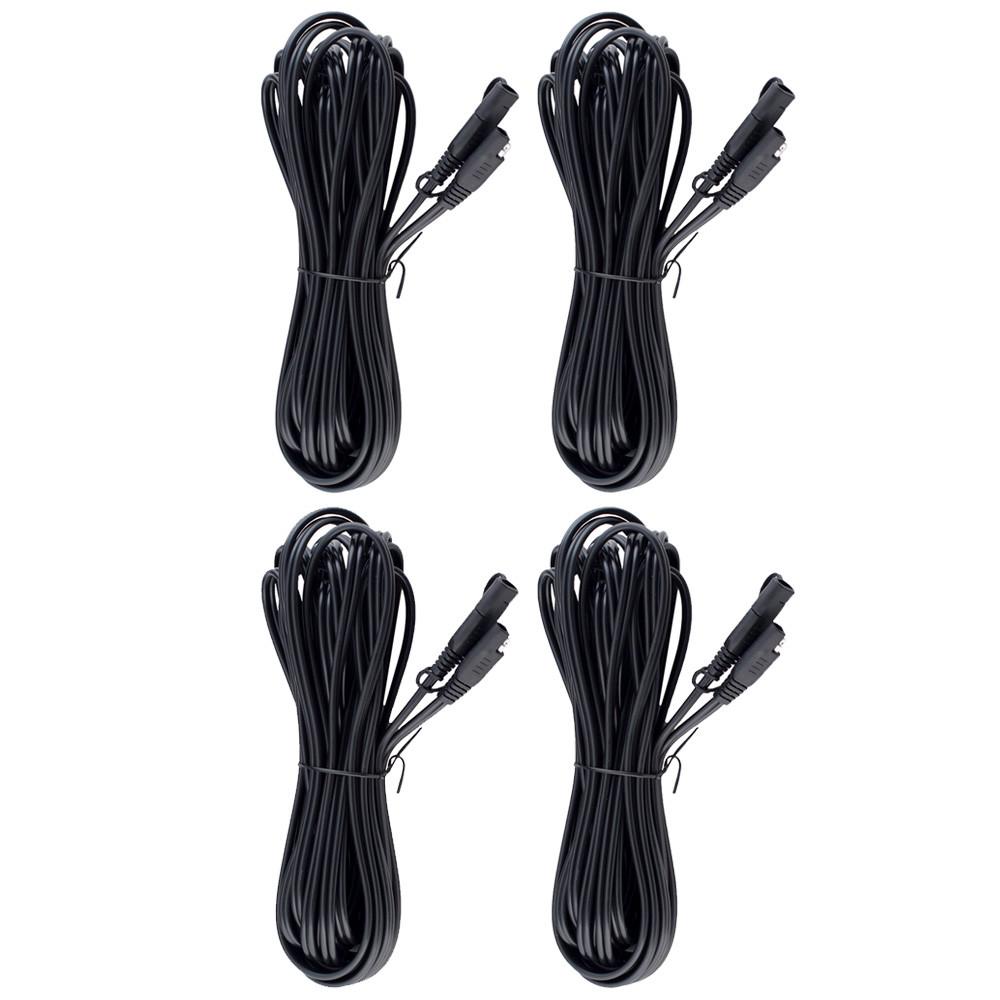 25 Foot SAE Quick Disconnect Extension Cable 4 Pack