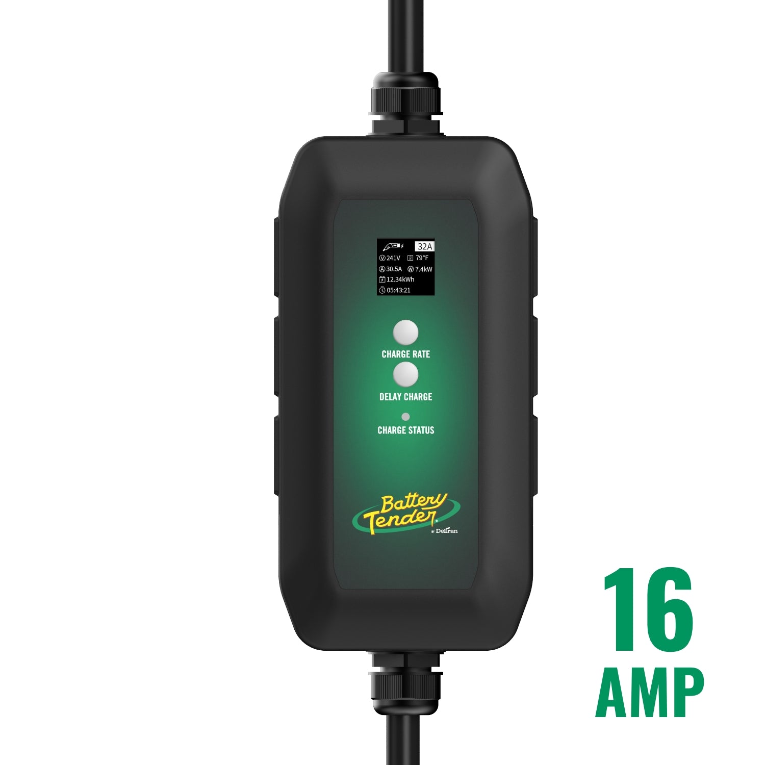 Chargeur portatif pour véhicule électrique eCharge 16 AMP, niveau 1