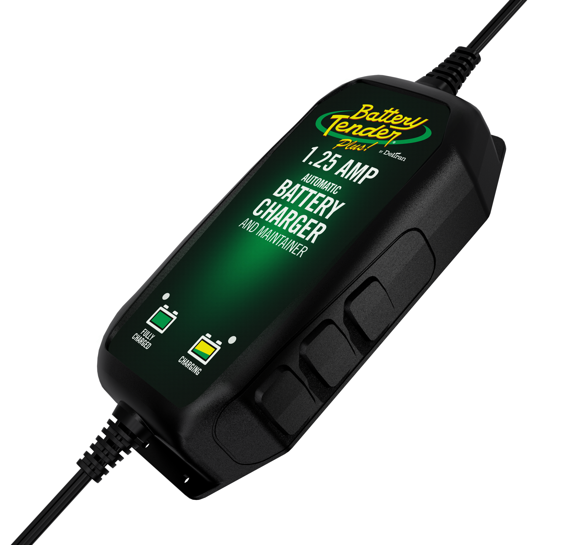 Chargeur de batterie 1,25 A et 12 V.