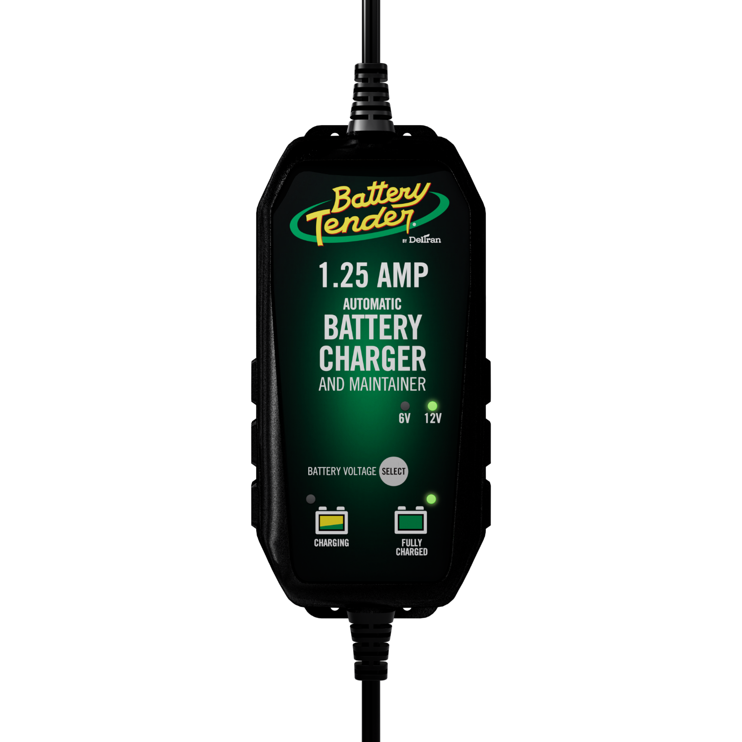 Chargeur de batterie 1,25 AMP Plus sélectionnable 12 V/6 V.