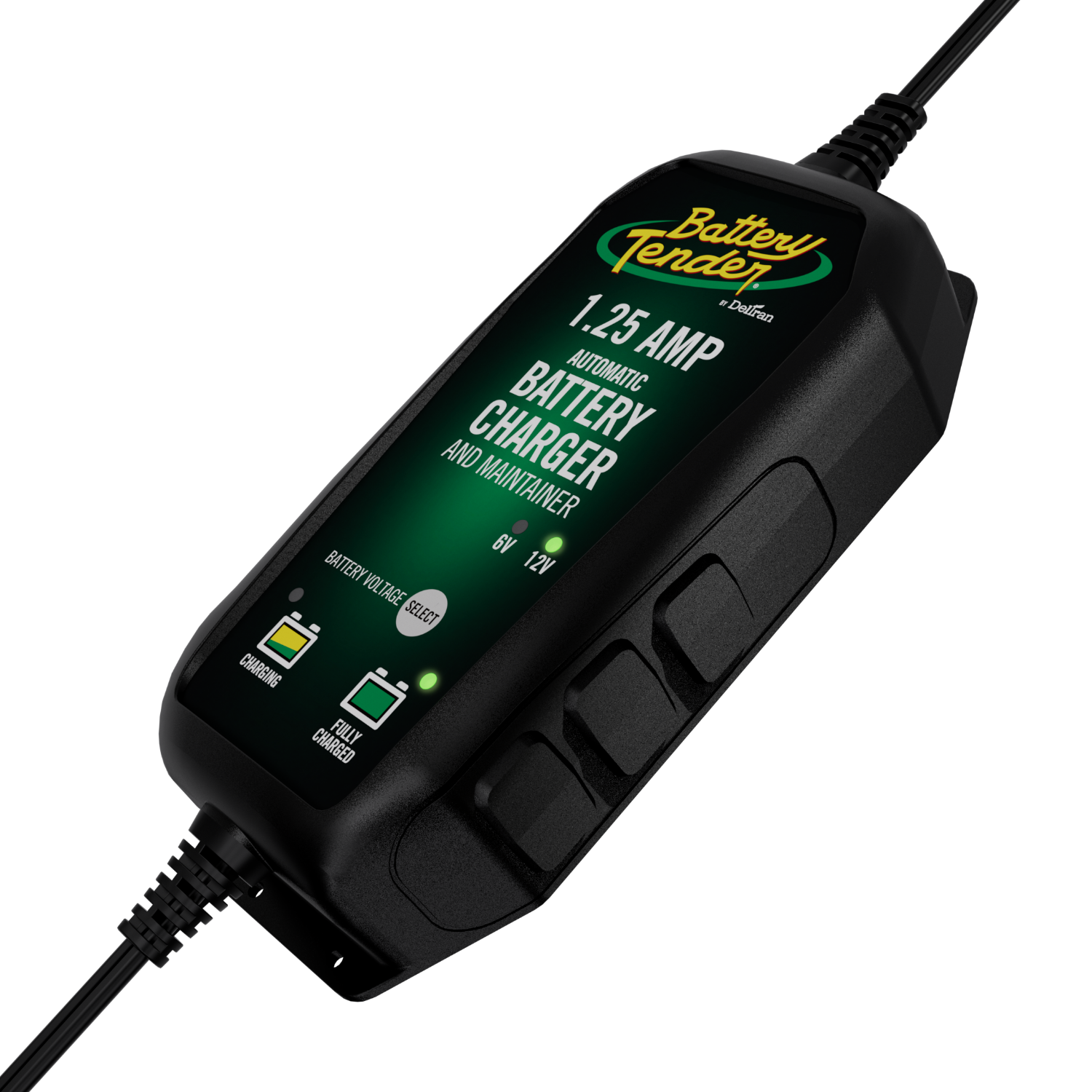 Chargeur de batterie 1,25 AMP Plus sélectionnable 12 V/6 V.